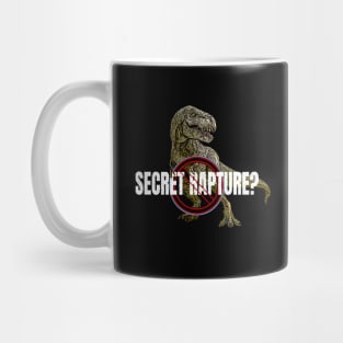 No Secret Rapture Tyrannosaurus Symbol Mug